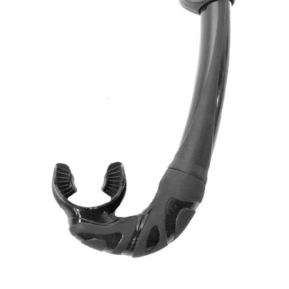 Hunt Master Oarfish Dive Snorkel - Black & Grey with Red Logo