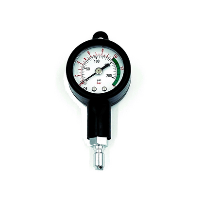 Compact scuba IP gauge tool for checking intermediate pressure