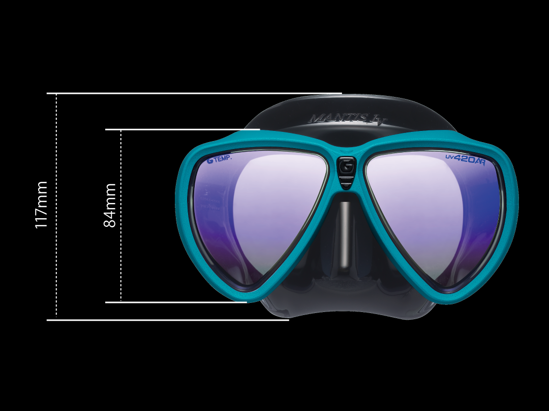 GULL MANTIS LV dive mask for scuba diving and skin diving