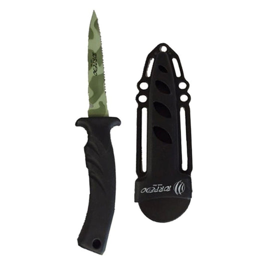 Mac Coltellerie Torpedo 11 Camo Dive Knife - Infinity DiveMac Coltellerie Torpedo 11 Camo Dive KnifeMac Coltellerie