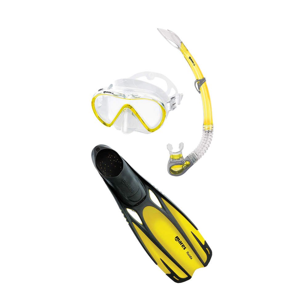 Mares Cobia Fluida Mask, Snorkel & Fins Snorkelling Set - Infinity DiveMares Cobia Fluida Mask, Snorkel & Fins Snorkelling SetMares