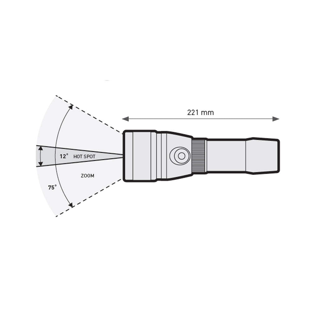 Mares EOS 20LRZ Aluminium Rechargeable Dive Torch - 2300 Lumens - Infinity DiveMares EOS 20LRZ Aluminium Rechargeable Dive Torch - 2300 LumensMares