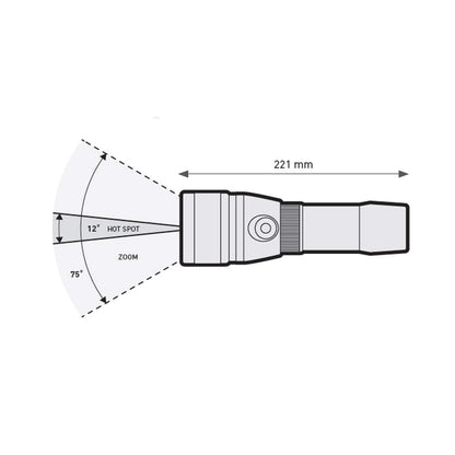 Mares EOS 20LRZ Aluminium Rechargeable Dive Torch - 2300 Lumens - Infinity DiveMares EOS 20LRZ Aluminium Rechargeable Dive Torch - 2300 LumensMares