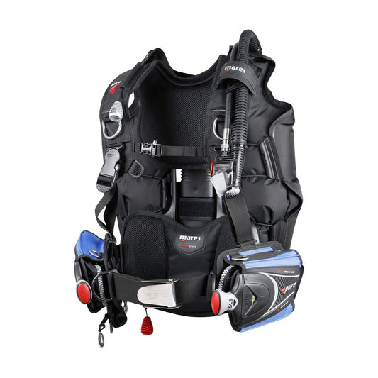 Mares Pure SLS Blue BCD - Infinity DiveMares Pure SLS Blue BCDMares