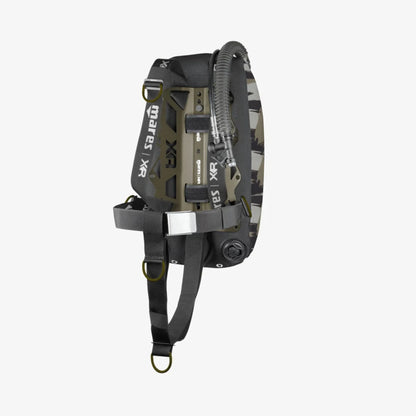 Mares XR Line Tactical Green Single Backmount Set - Infinity DiveMares XR Line Tactical Green Single Backmount SetMares
