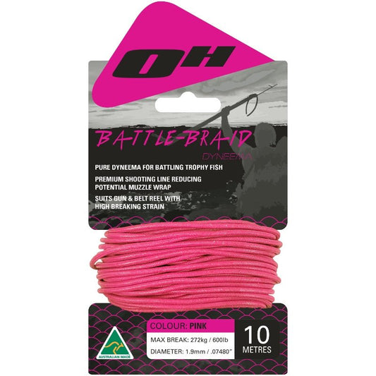 Ocean Hunter Battle Braid Dyneema 10m Winder Card - Infinity DiveOcean Hunter Battle Braid Dyneema 10m Winder CardOcean Hunter