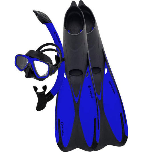 Oceanpro Gnaraloo Mask + Snorkel + Fins Set - Infinity DiveOceanpro Gnaraloo Mask + Snorkel + Fins SetOceanpro