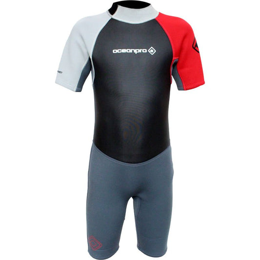 Oceanpro Grommet Boy Shorty Wetsuit 3mm - Junior - Infinity DiveOceanpro Grommet Boy Shorty Wetsuit 3mm - JuniorOceanpro