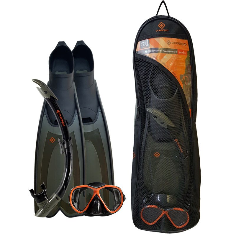 Oceanpro Mallacoota Mask + Snorkel + Fins Set - Infinity DiveOceanpro Mallacoota Mask + Snorkel + Fins SetOceanpro