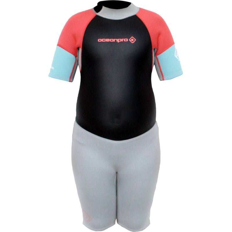 Oceanpro Nippa Girl Shorty Wetsuit 3mm - Junior - Infinity DiveOceanpro Nippa Girl Shorty Wetsuit 3mm - JuniorOceanpro