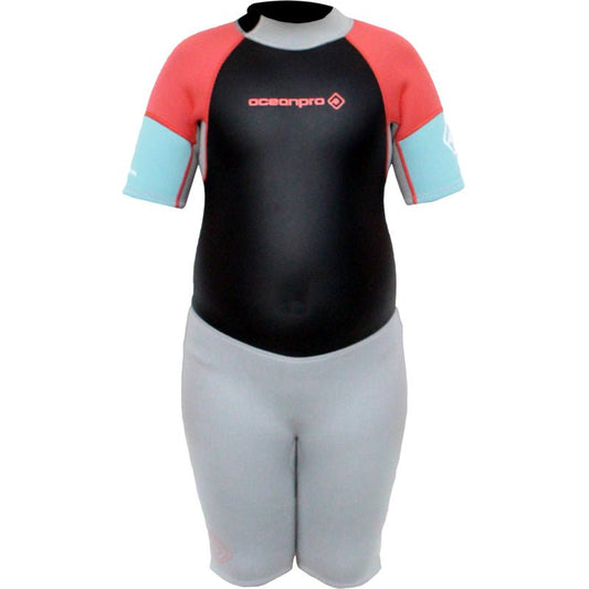 Oceanpro Nippa Girl Shorty Wetsuit 3mm - Junior - Infinity DiveOceanpro Nippa Girl Shorty Wetsuit 3mm - JuniorOceanpro