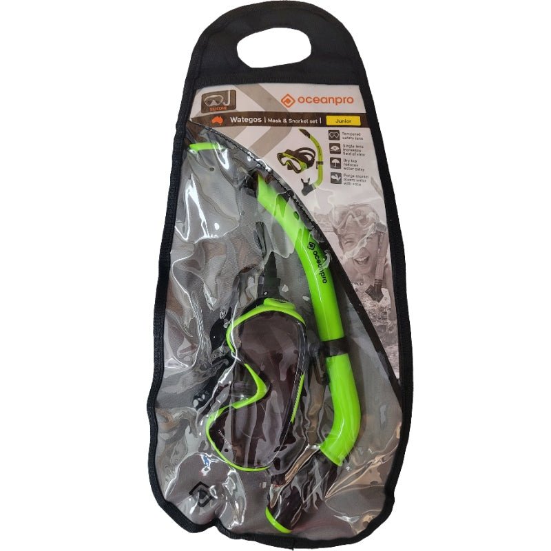 Oceanpro Wategos Mask + Snorkel Set - Junior - Infinity DiveOceanpro Wategos Mask + Snorkel Set - JuniorOceanpro
