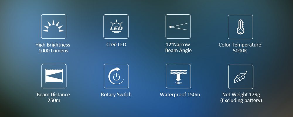 OrcaTorch D520 Underwater Dive Torch - 1000 Lumens - Infinity DiveOrcaTorch D520 Underwater Dive Torch - 1000 LumensOrcatorch