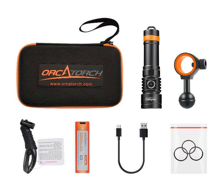 Orcatorch D710V MK2 Underwater Video Light - Infinity DiveOrcatorch D710V MK2 Underwater Video LightOrcatorch