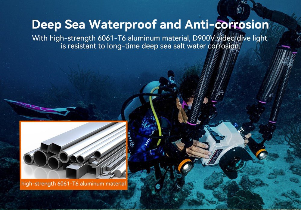 Orcatorch D900V Underwater Dive Light/ Torch - 2200 Lumens - Infinity DiveOrcatorch D900V Underwater Dive Light/ Torch - 2200 LumensOrcatorch