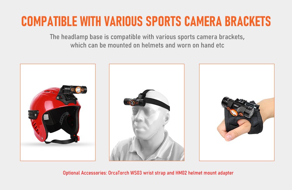 Orcatorch Mazu TD01 Underwater Head Light - Infinity DiveOrcatorch Mazu TD01 Underwater Head LightOrcatorch
