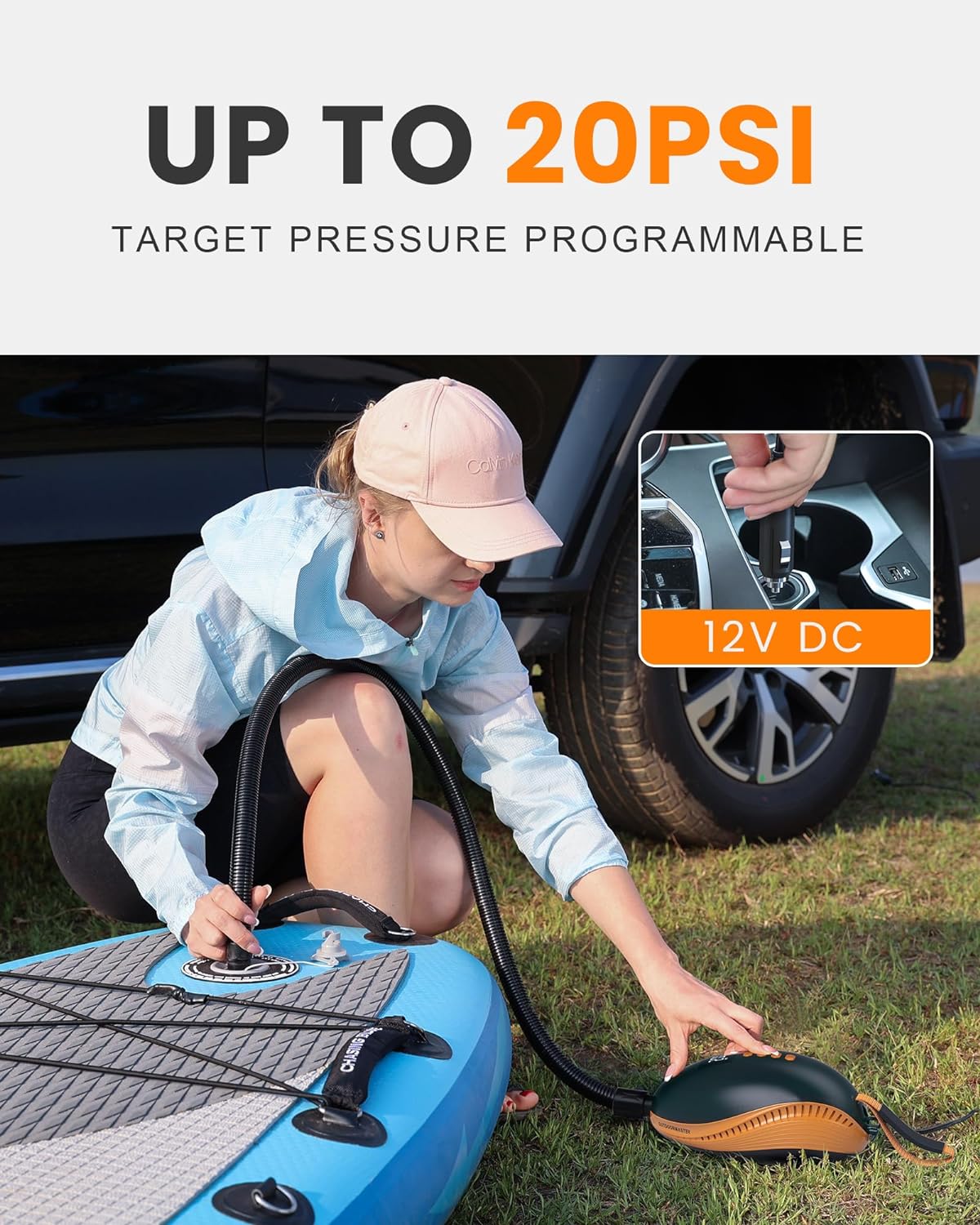 Outdoor Master 20PSI High Pressure Paddle Board Pump Electric Dolphin II - Quick Portable SUP Air Pump - Infinity DiveOutdoor Master 20PSI High Pressure Paddle Board Pump Electric Dolphin II - Quick Portable SUP Air PumpOutdoor Master