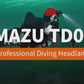 Orcatorch Mazu TD01 Underwater Dual Colour Dive Head Lamp - 1200 Lumens