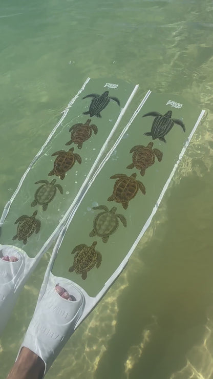Divermon Turtle Free Diving Fins Blades - Composite Soft