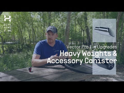 Halcyon Vector Pro Dive Fins with weights
