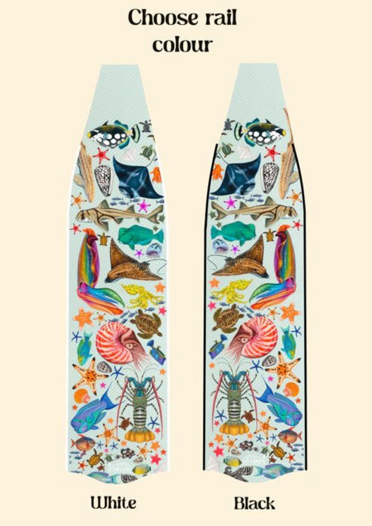 Divermon Rainbow Free Diving Fin Blades - Infinity DiveDivermon Rainbow Free Diving Fin BladesDivermon