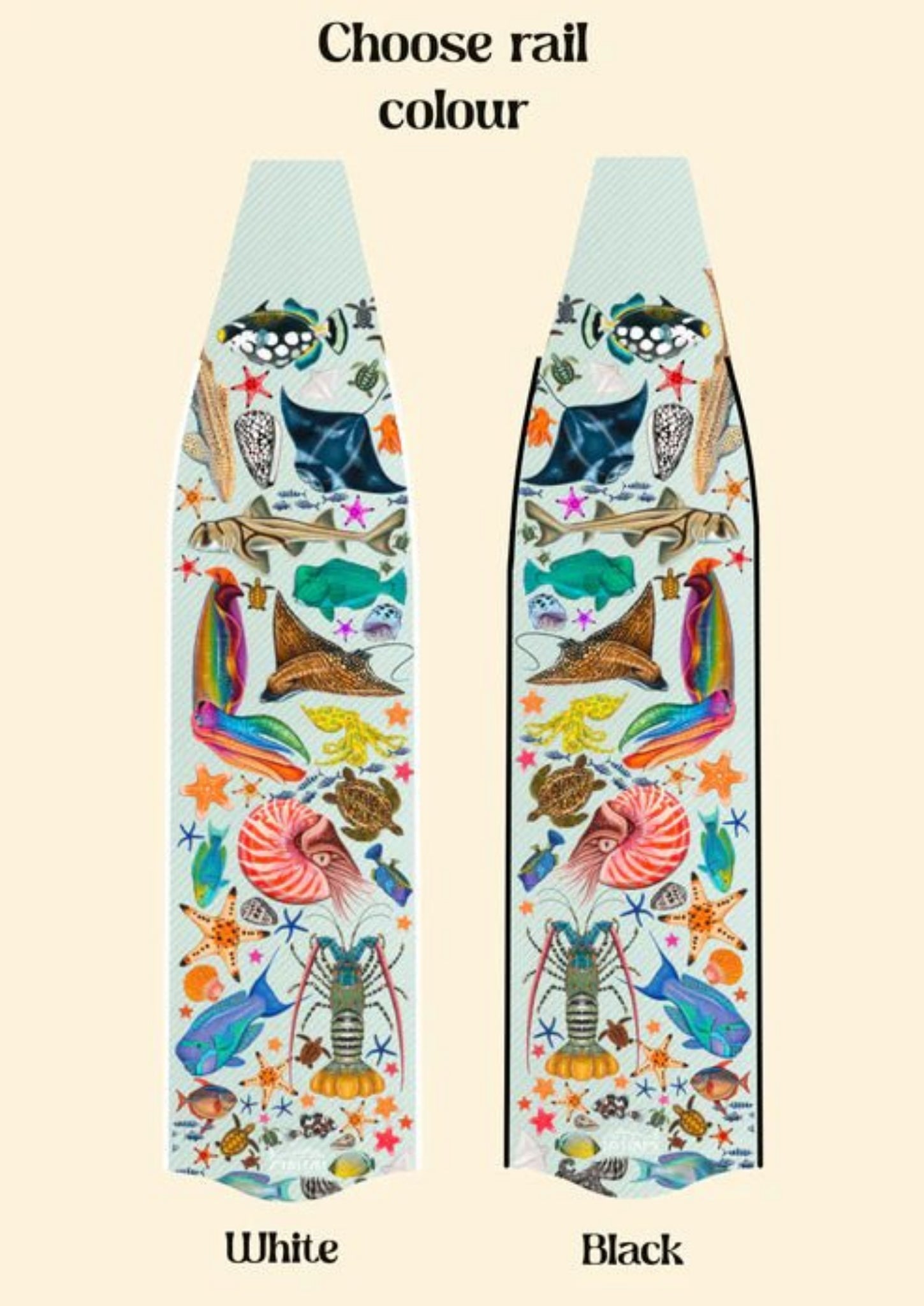 Divermon Rainbow Free Diving Fin Blades - Infinity DiveDivermon Rainbow Free Diving Fin BladesDivermon