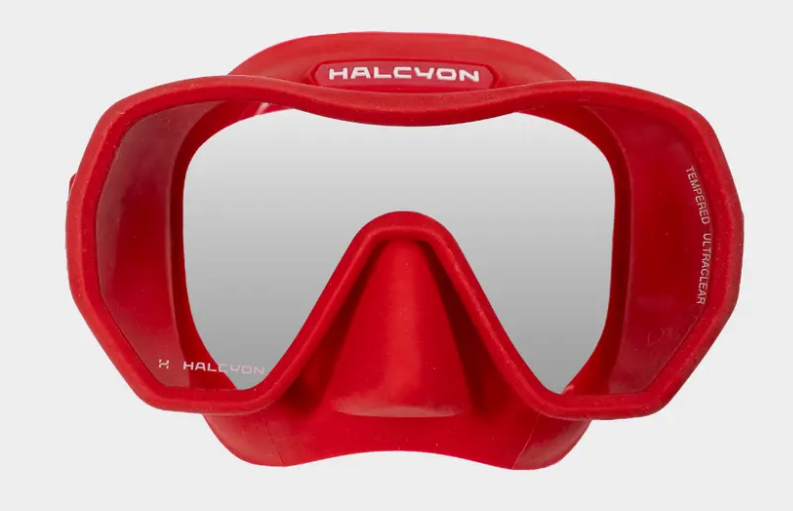 Halcyon Omnis Dive Mask with Optional Elastic Strap