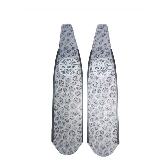 DiveR - White Coral by SDF Australia Free Diving Fin Blades