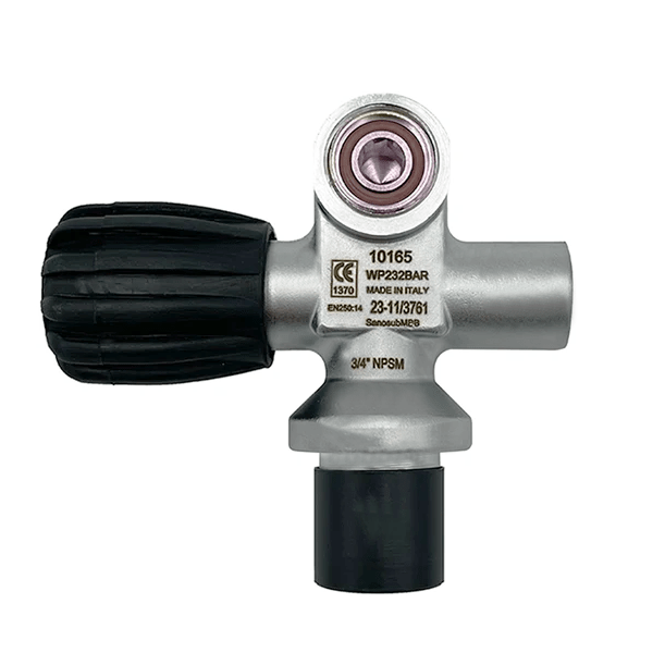 Sanosub 232 Bar DIN/Yoke Manifold Valve (RHS & LHS Options) - Infinity DiveSanosub 232 Bar DIN/Yoke Manifold Valve (RHS & LHS Options)San - o - sub
