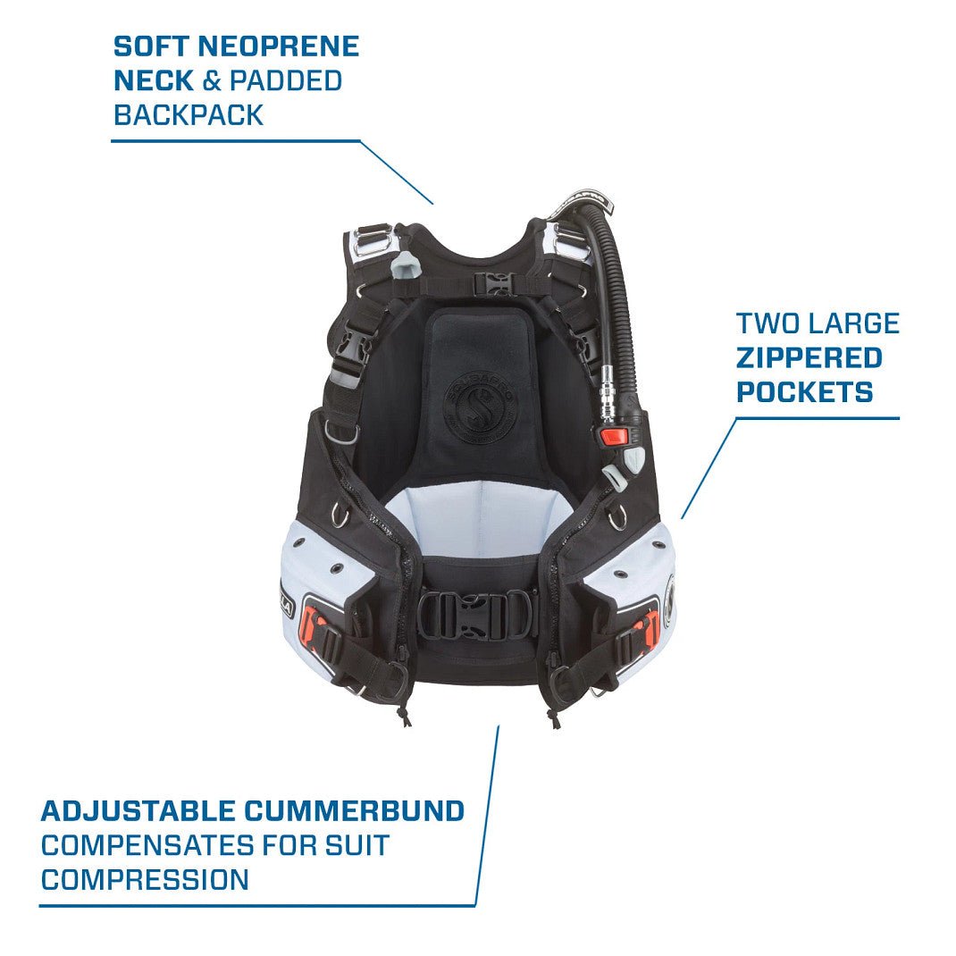Scubapro Bella Buoyancy Control Device BCD - White - Infinity DiveScubapro Bella Buoyancy Control Device BCD - WhiteScubapro