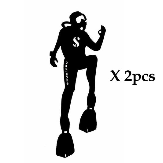 Scubapro Diver Sticker X2 pcs - Free Shipping - Infinity DiveScubapro Diver Sticker X2 pcs - Free ShippingScubapro