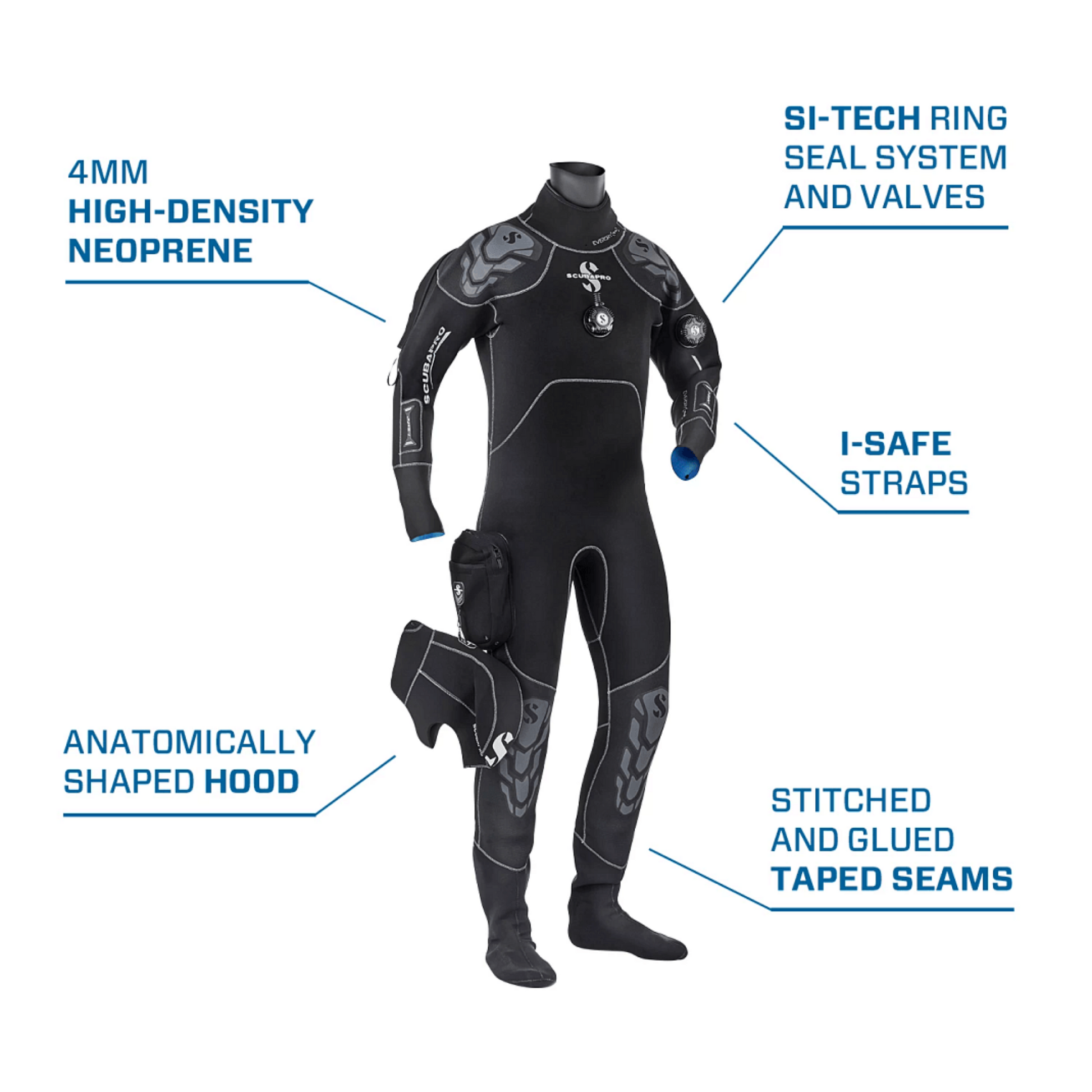 Scubapro Everdry 4mm Drysuit - Men - Infinity DiveScubapro Everdry 4mm Drysuit - MenScubapro