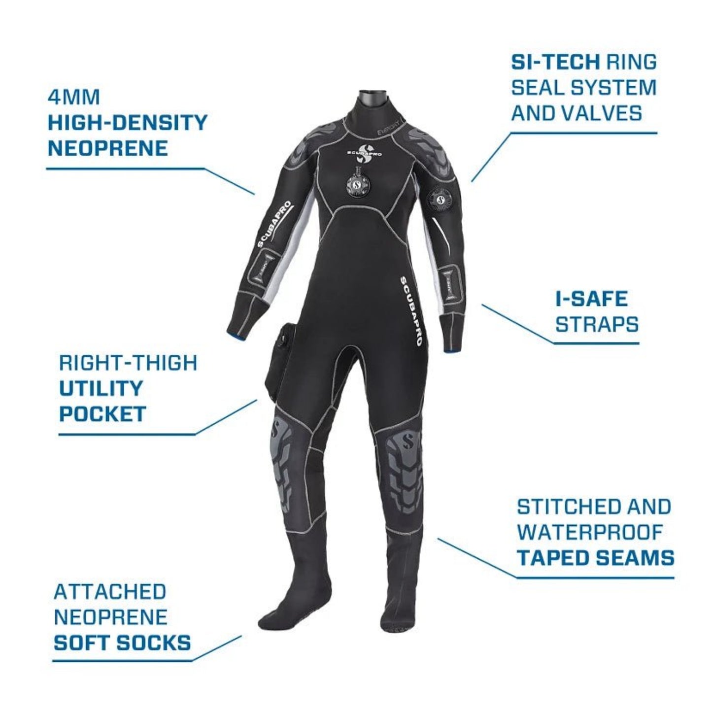 Scubapro Everdry 4mm Drysuit - Women - Infinity DiveScubapro Everdry 4mm Drysuit - WomenScubapro