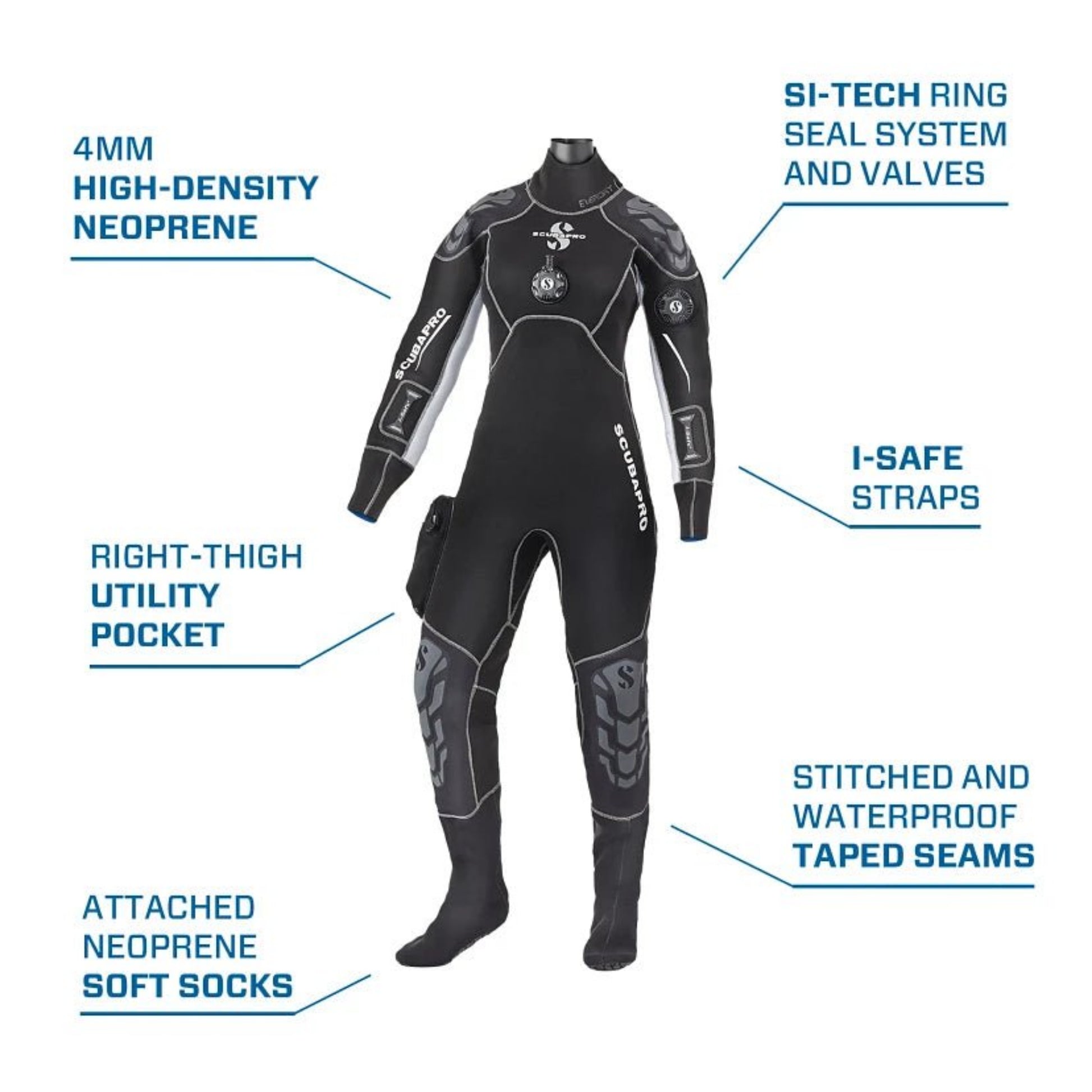 Scubapro Everdry 4mm Drysuit - Women - Infinity DiveScubapro Everdry 4mm Drysuit - WomenScubapro