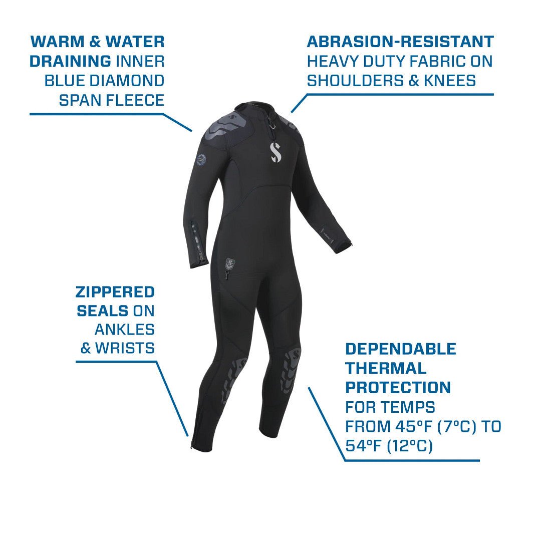 Scubapro Everflex Yulex 7.5/5mm Wetsuit - Men - Infinity DiveScubapro Everflex Yulex 7.5/5mm Wetsuit - MenScubapro