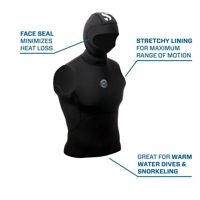 Scubapro Everflex Yulex Hooded Vest 2mm - Unisex - Infinity DiveScubapro Everflex Yulex Hooded Vest 2mm - UnisexScubapro