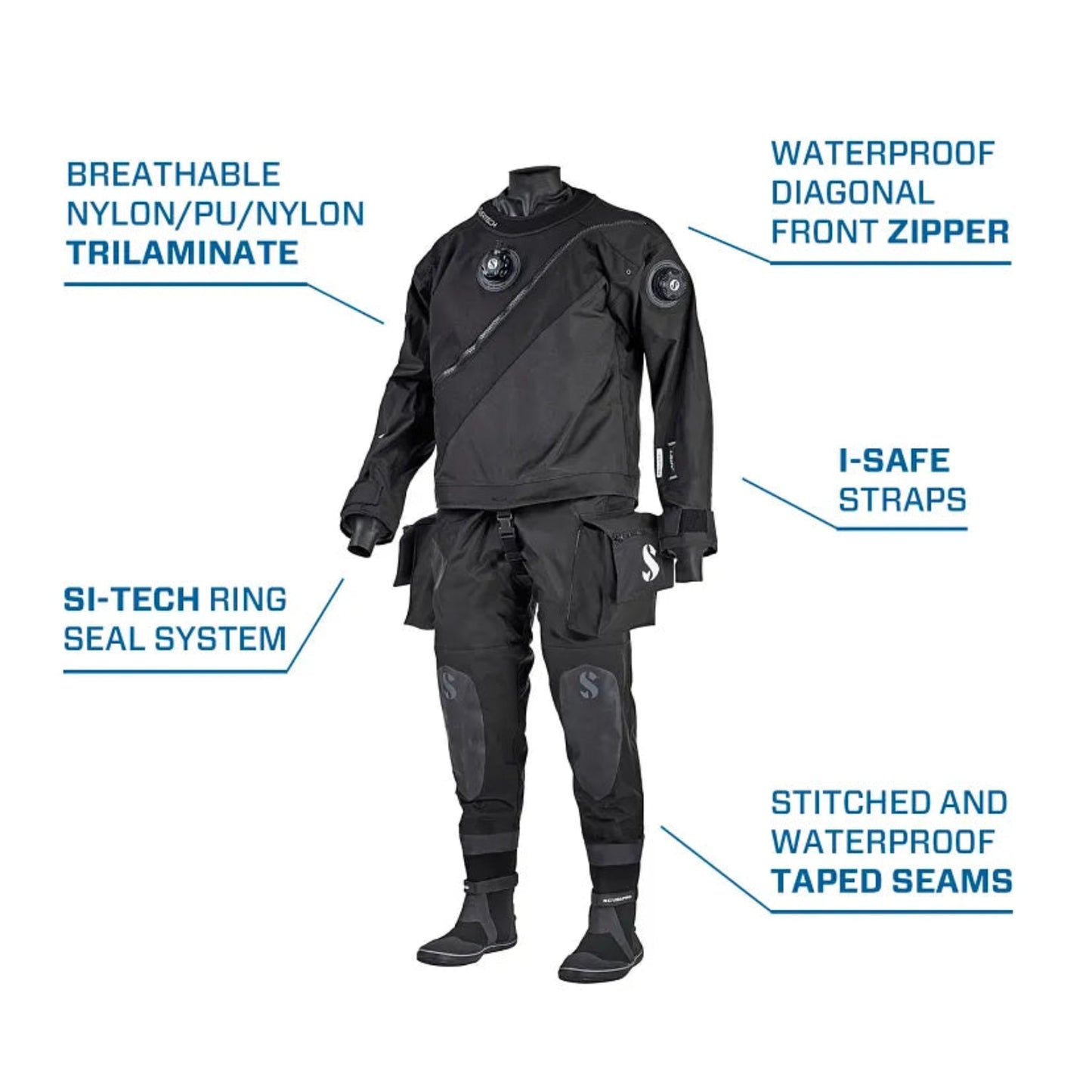 Scubapro Evertech Breathable Drysuit - Men - Infinity DiveScubapro Evertech Breathable Drysuit - MenScubapro