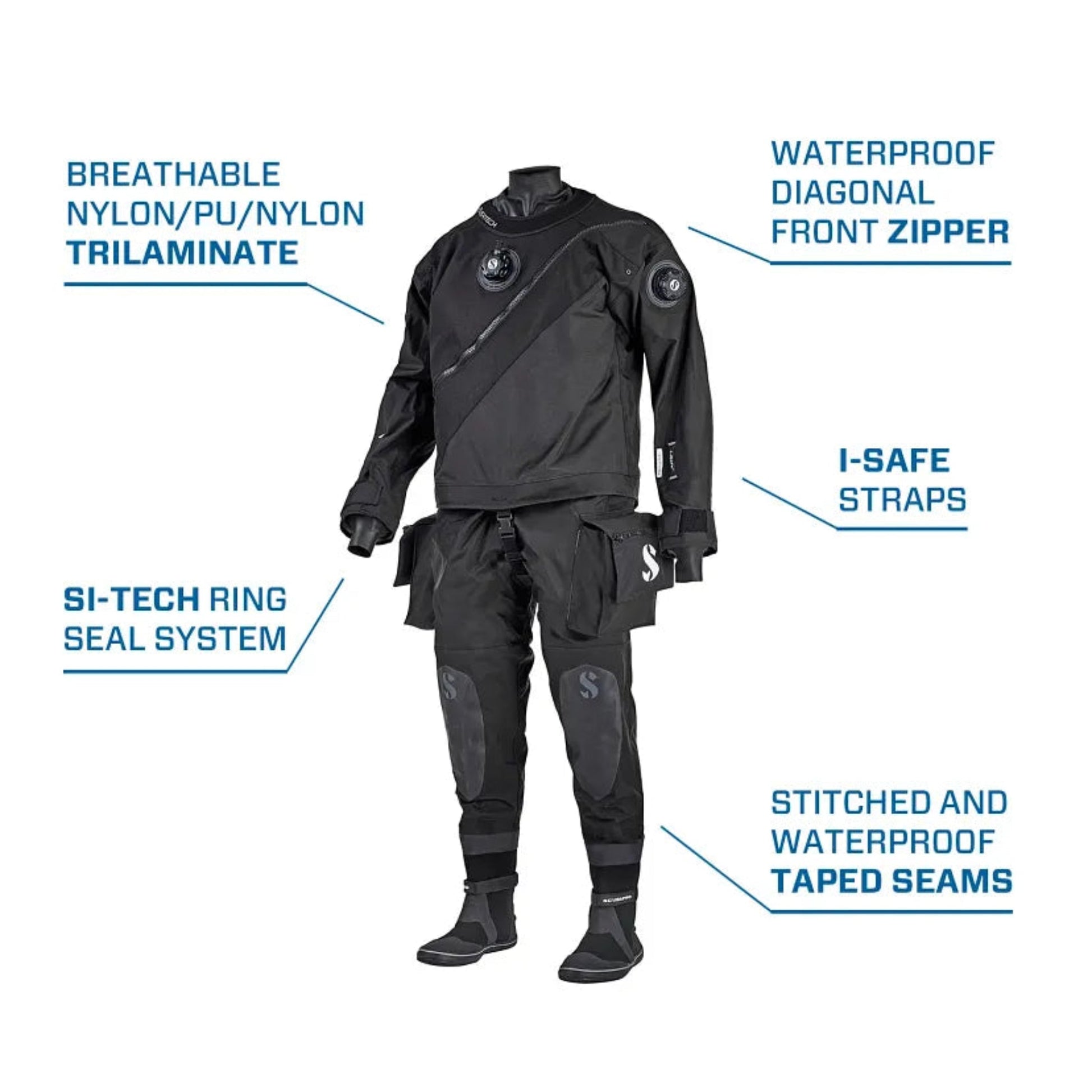 Scubapro Evertech Breathable Drysuit - Men - Infinity DiveScubapro Evertech Breathable Drysuit - MenScubapro