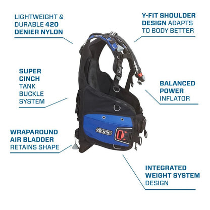Scubapro Glide Buoyancy Control Device BCD - Infinity DiveScubapro Glide Buoyancy Control Device BCDScubapro
