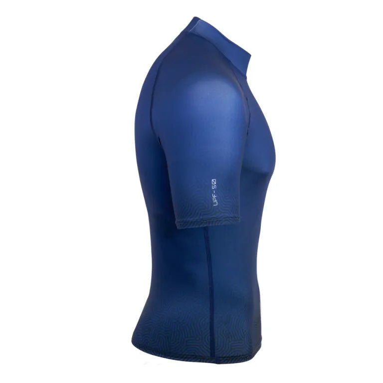 Scubapro Navy Blue T - Flex Short Sleeve Rash Guard UPF 50 – Men - Infinity DiveScubapro Navy Blue T - Flex Short Sleeve Rash Guard UPF 50 – MenScubapro