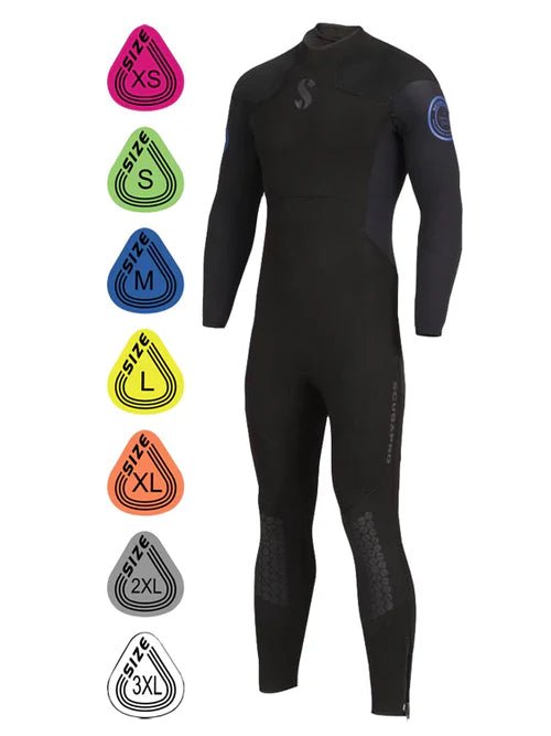 Scubapro Oneflex Back Zip Steamer Wetsuit - 7mm - Men - Infinity DiveScubapro Oneflex Back Zip Steamer Wetsuit - 7mm - MenScubapro