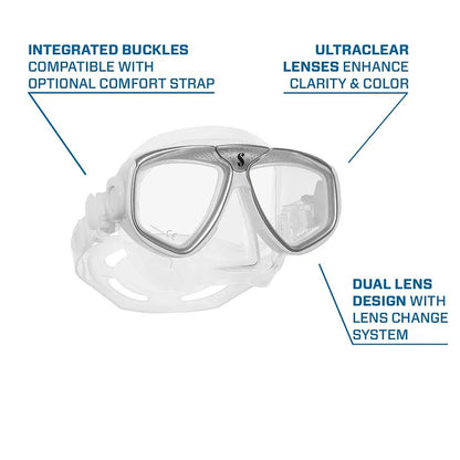 Scubapro Zoom Dive Mask with Optional Prescription Lens - Infinity DiveScubapro Zoom Dive Mask with Optional Prescription LensScubapro