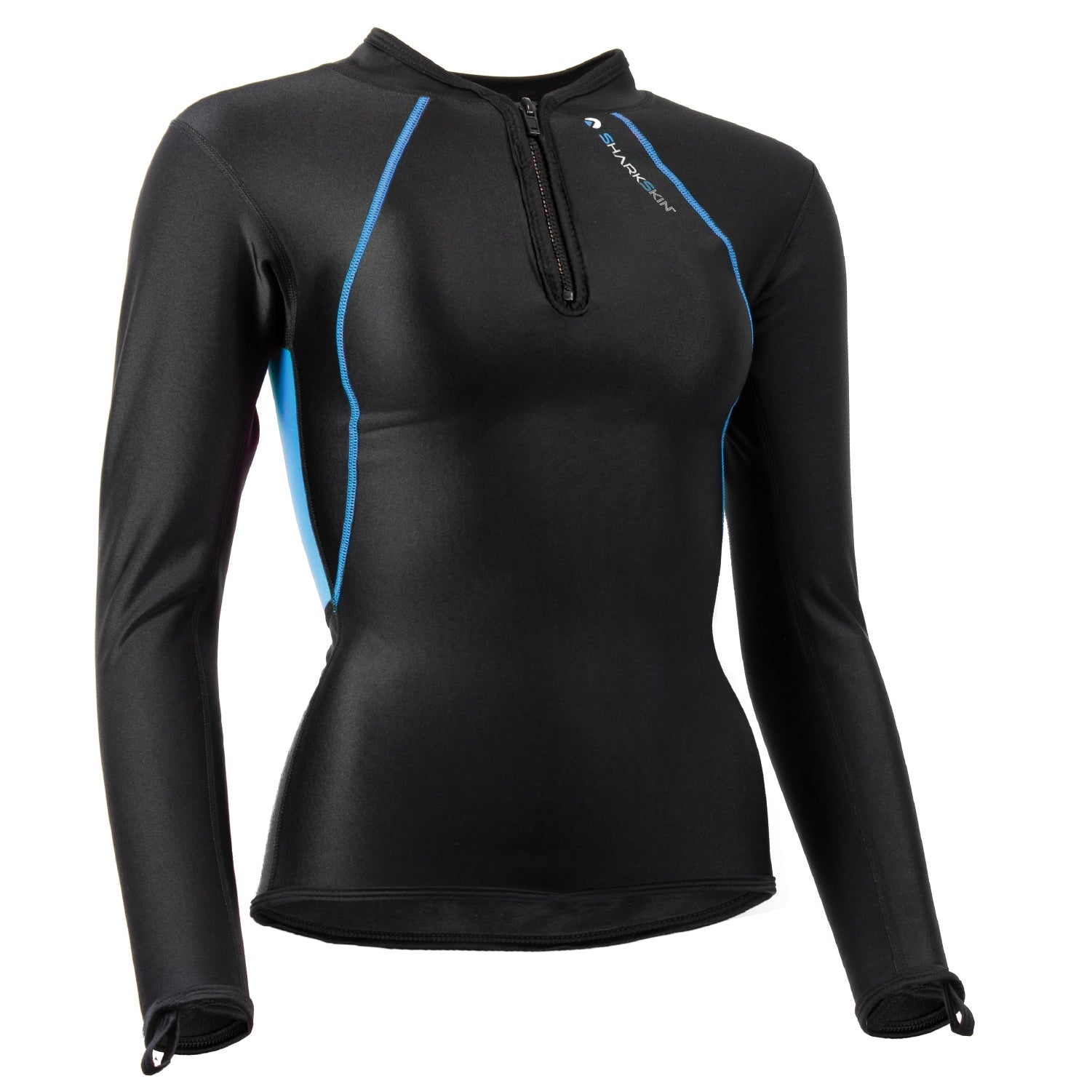 Sharkskin Chillproof Long Sleeve Chest Zip Top - Women - Infinity DiveSharkskin Chillproof Long Sleeve Chest Zip Top - WomenSharkskin