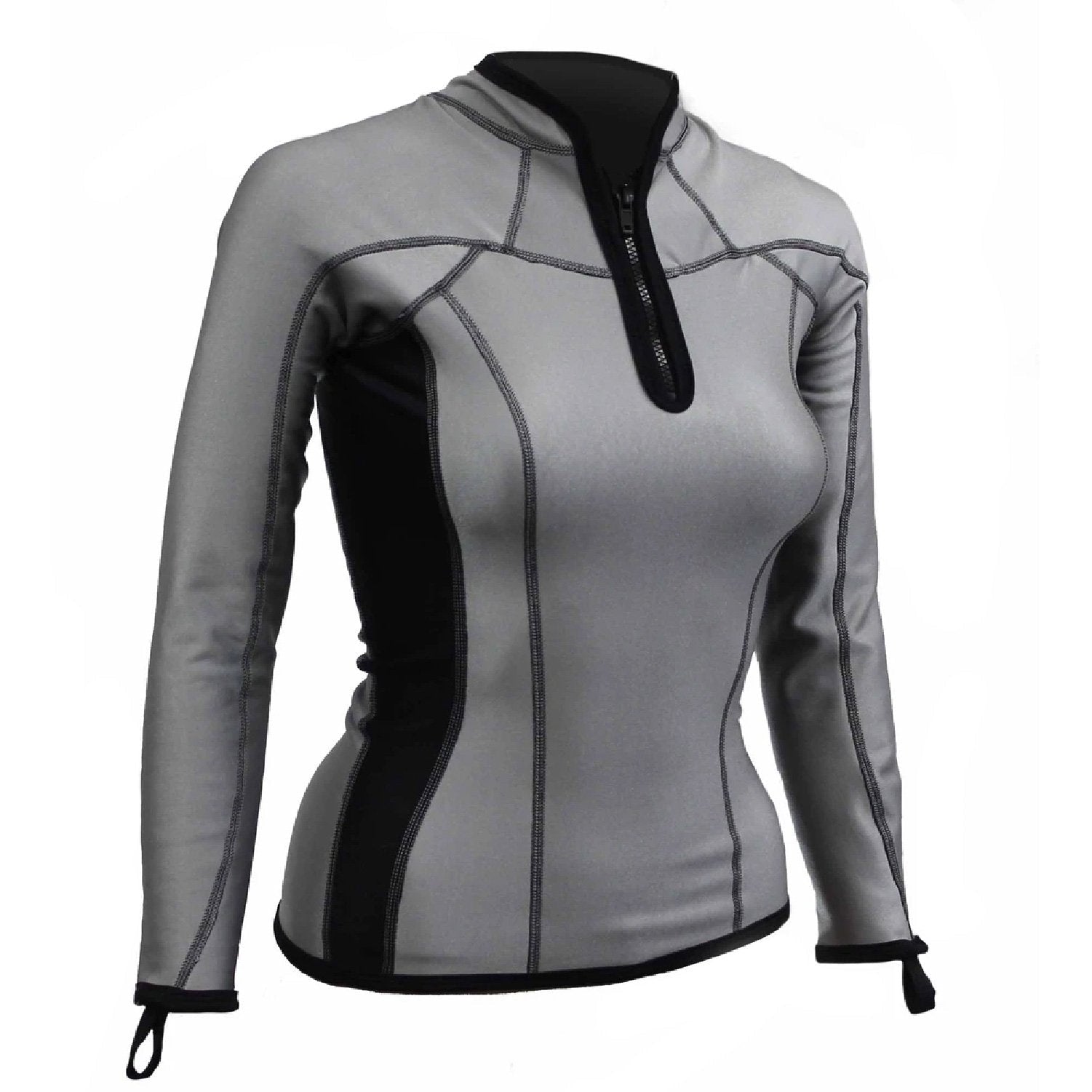 Sharkskin Chillproof Long Sleeve Chest Zip Top - Women - Infinity DiveSharkskin Chillproof Long Sleeve Chest Zip Top - WomenSharkskin