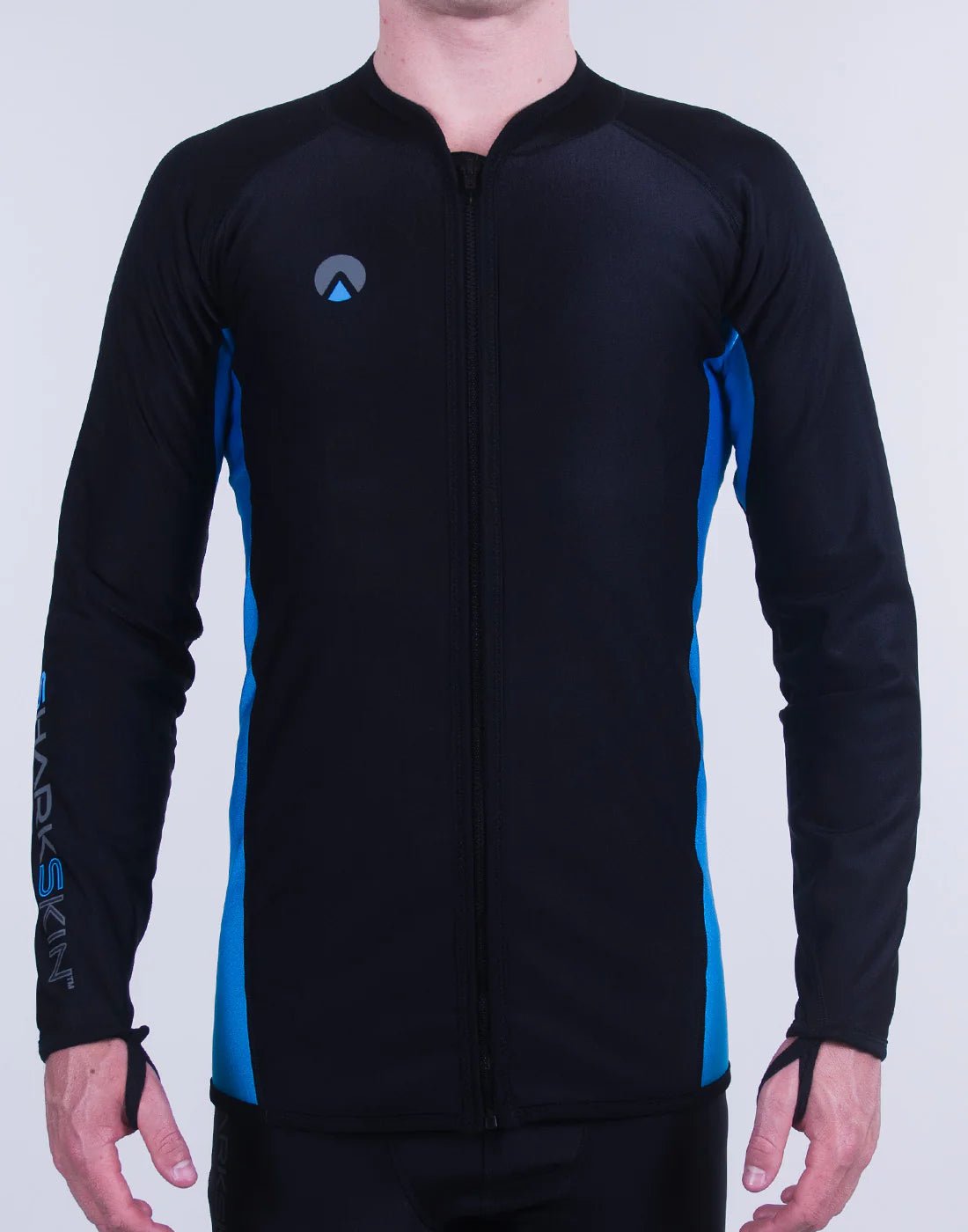 Sharkskin Chillproof Long Sleeve Full Zip Top - Men - Infinity DiveSharkskin Chillproof Long Sleeve Full Zip Top - MenSharkskin