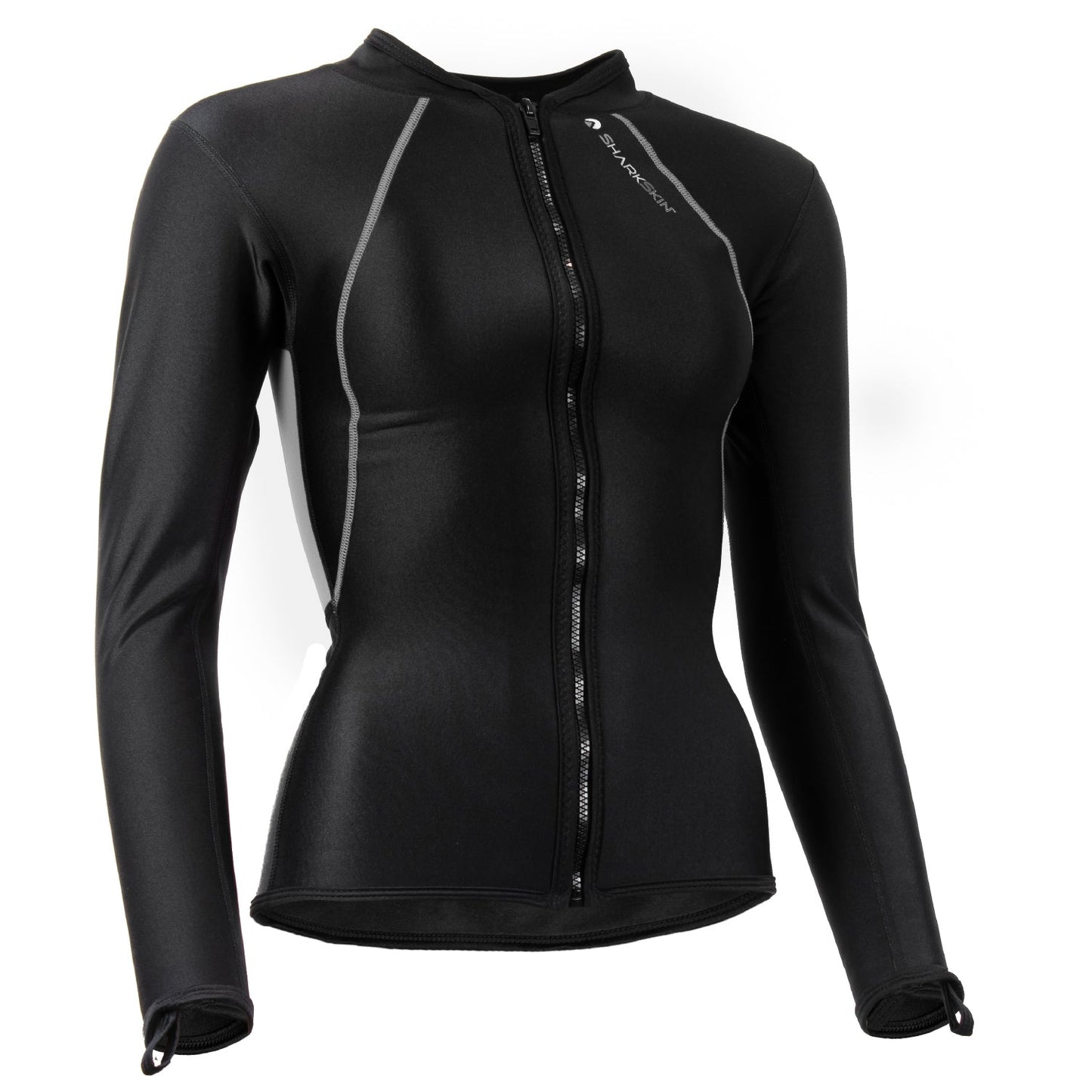 Sharkskin Chillproof Long Sleeve Full Zip Top - Women - Infinity DiveSharkskin Chillproof Long Sleeve Full Zip Top - WomenSharkskin
