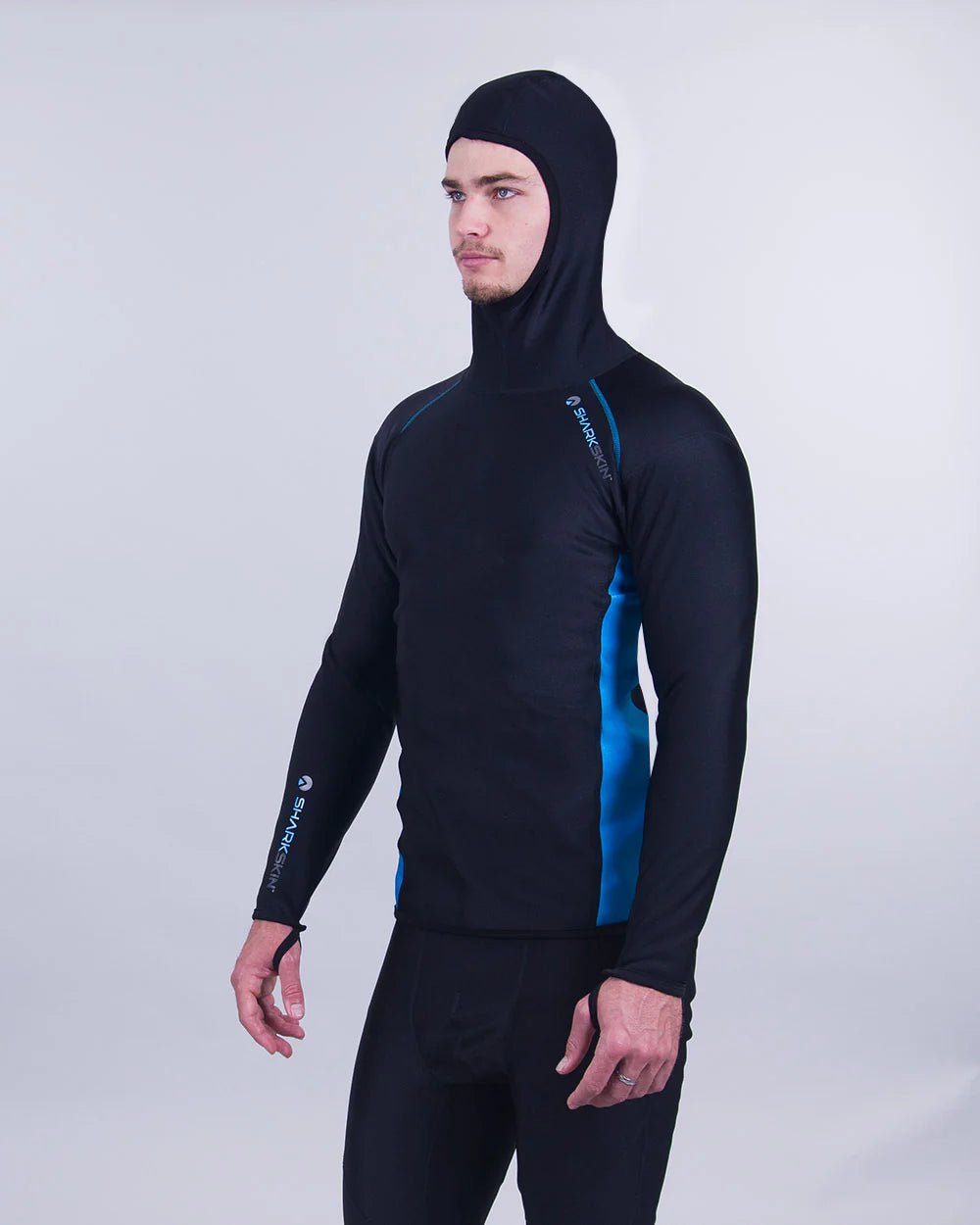 Sharkskin Chillproof Long Sleeve Hooded Top - Men - Infinity DiveSharkskin Chillproof Long Sleeve Hooded Top - MenSharkskin