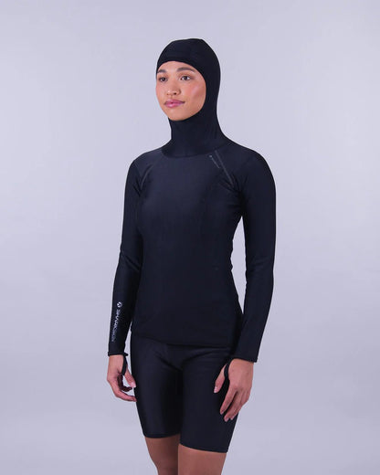Sharkskin Chillproof Long Sleeve Hooded Top - Women - Infinity DiveSharkskin Chillproof Long Sleeve Hooded Top - WomenSharkskin