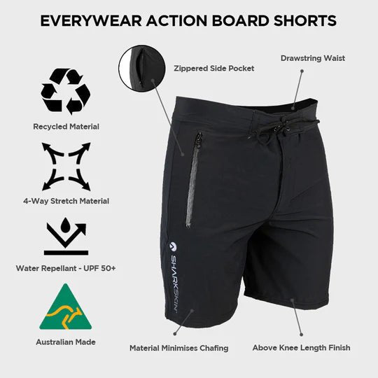 Sharkskin Everywear Action Boardshort - Women - Infinity DiveSharkskin Everywear Action Boardshort - Womensharkskin