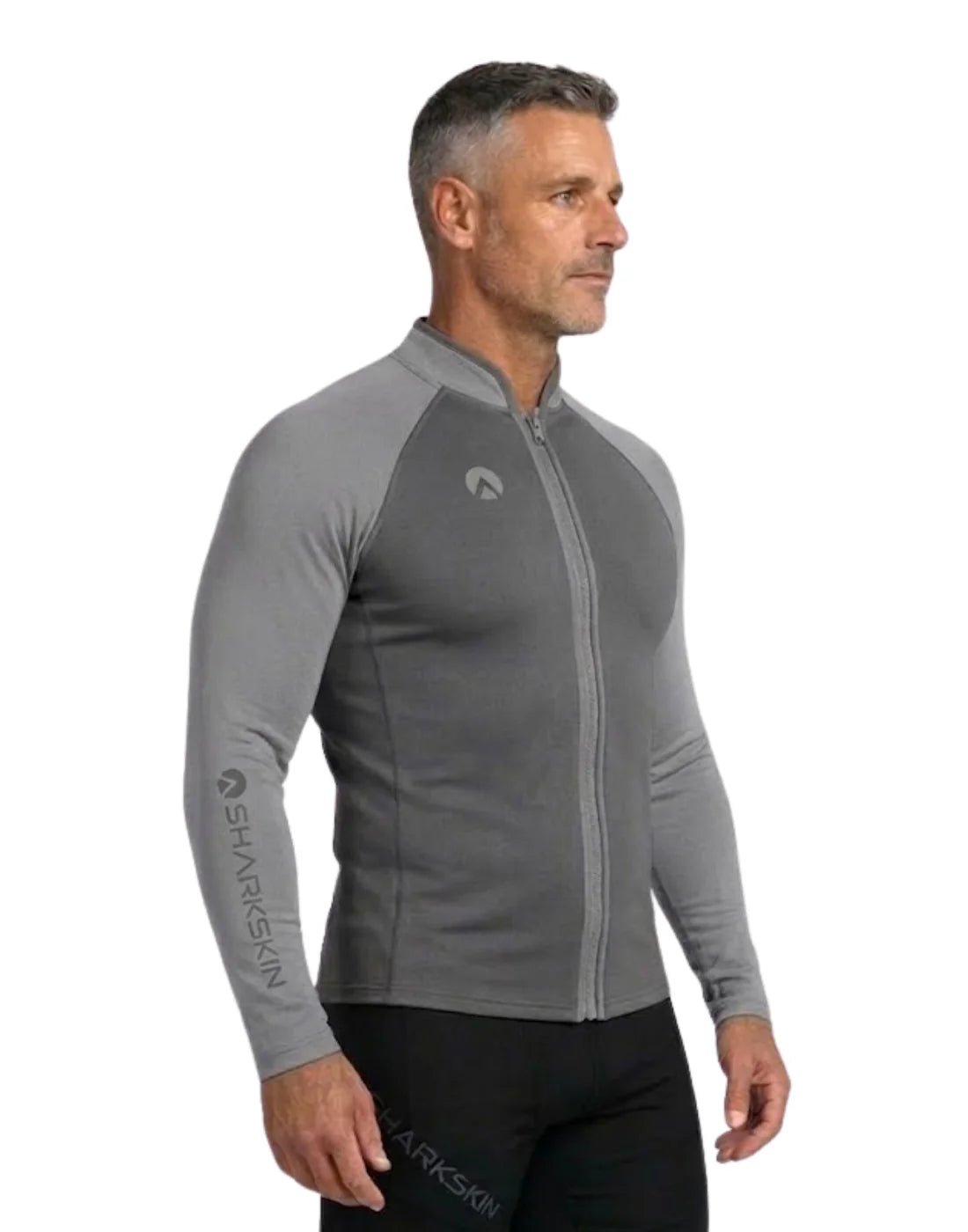 Sharkskin High Performance T2 Long Sleeve Full Zip Top Mens - Infinity DiveSharkskin High Performance T2 Long Sleeve Full Zip Top MensSharkskin